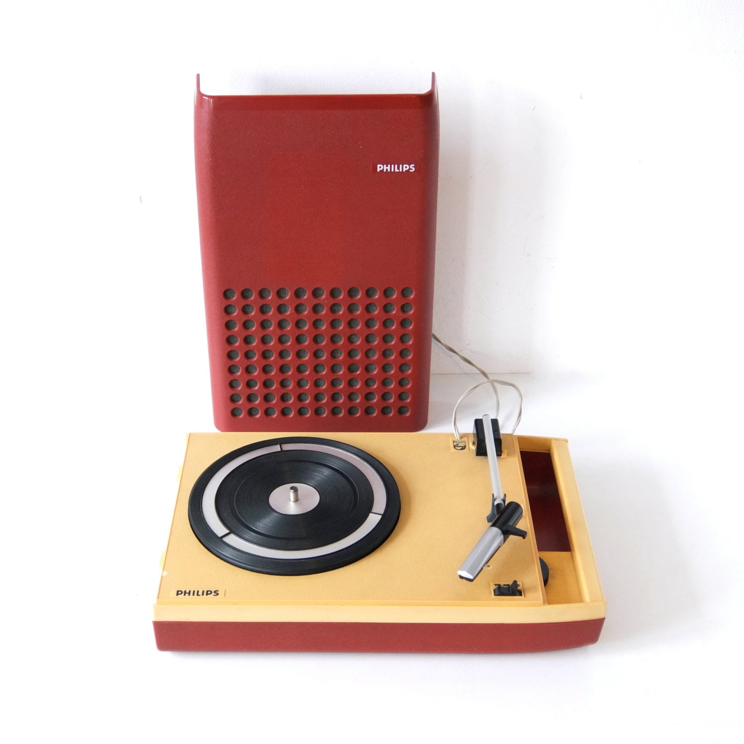 Vintage Philips 113 Playsound portable record