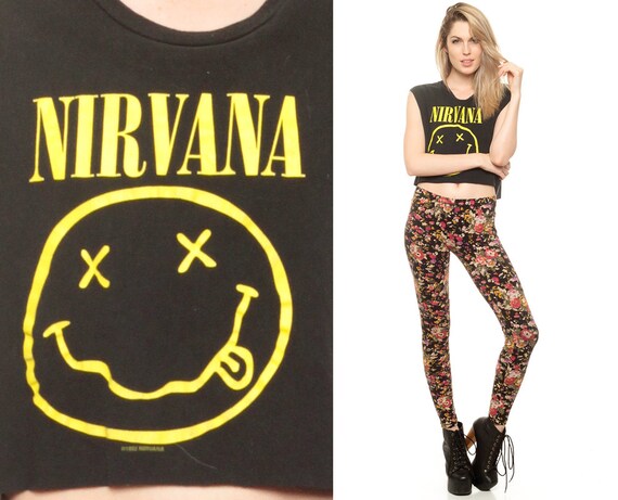 cropped nirvana tee