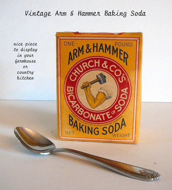 Items similar to Antique Baking Soda Box Advertising Kitchen Country