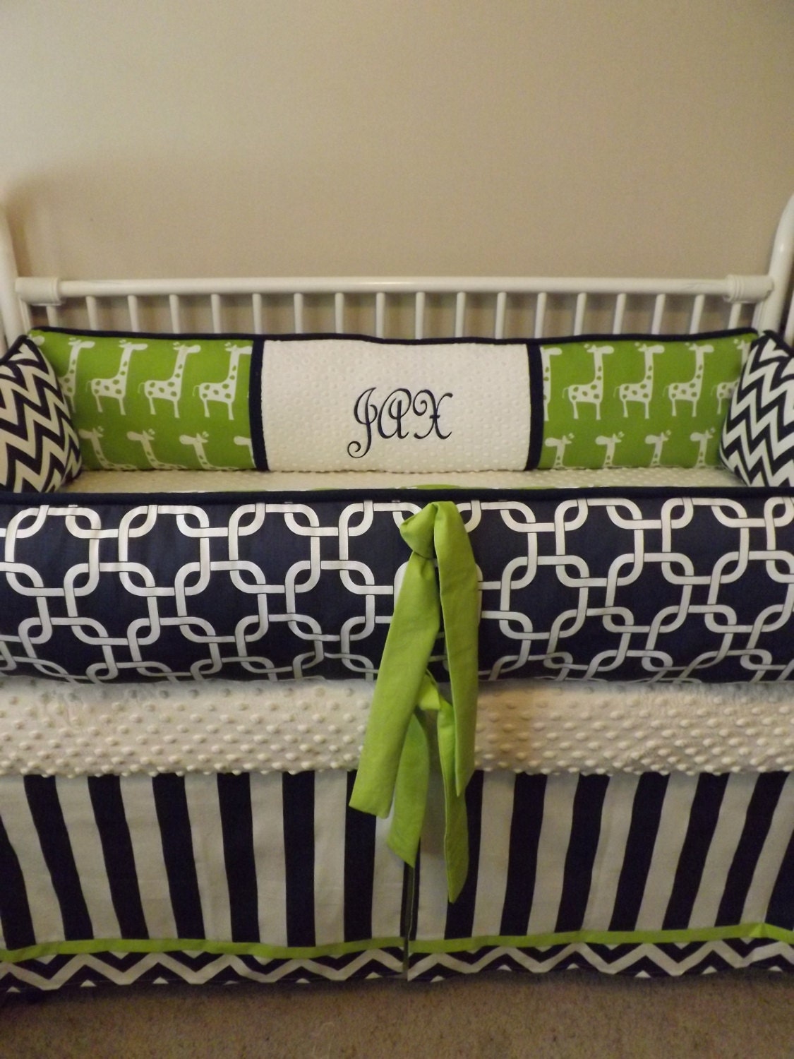 chevron baby bedding