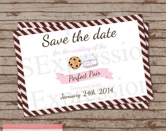 Perfect Pair Save the Date Card