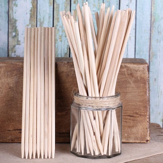 8.5 Candy Apple Sticks Wooden Dessert Skewers Corn Dog