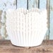 White Petal Cupcake Liners, White Scallop Edge Cupcake Liners, Wedding Cupcake Liners, Paper Cupcake Liners, White Cupcake Wrappers (50)