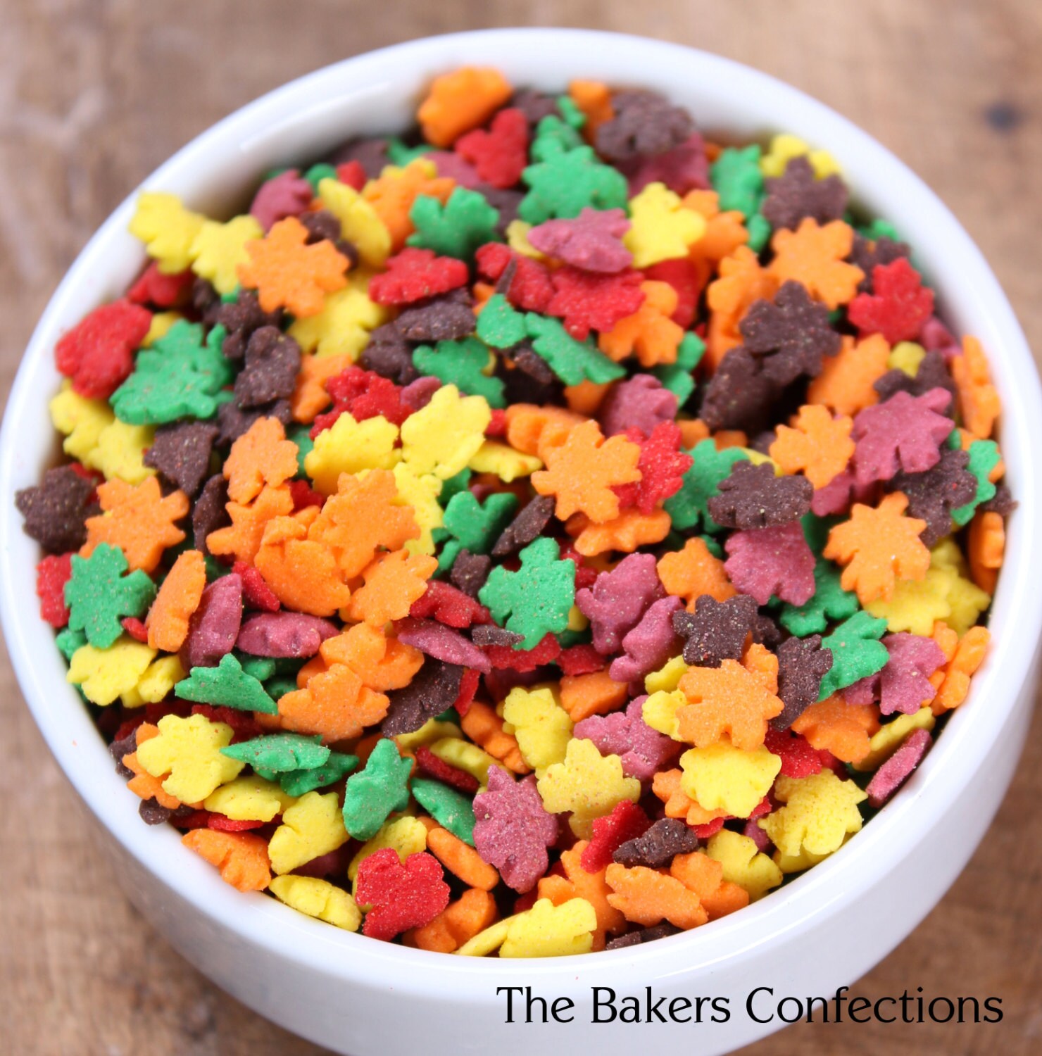 Fall Leaves Sprinkles Autumn Sprinkles Thanksgiving