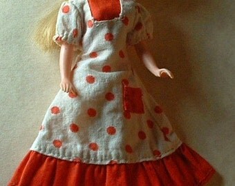 1976 Vintage PIPPA Doll Clothes - 1976 Mandy 1st issue Dress - RARE ...