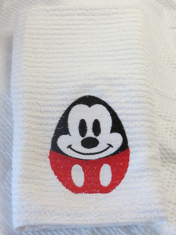 Mickey Mouse Kitchen Towel Set Custom Embroidery Mickey by hpiehl