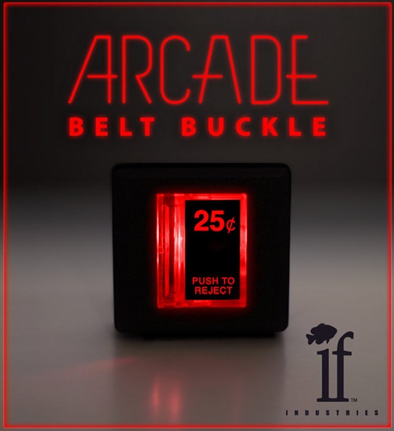 Arcade Belt Buckle... that lights up