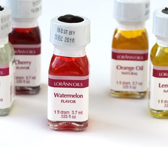 Watermelon Flavoring Oil (1 dram) for Cupcakes, Cookies, Lollipops, Candy, Chocolate and Frosting Il_570xn