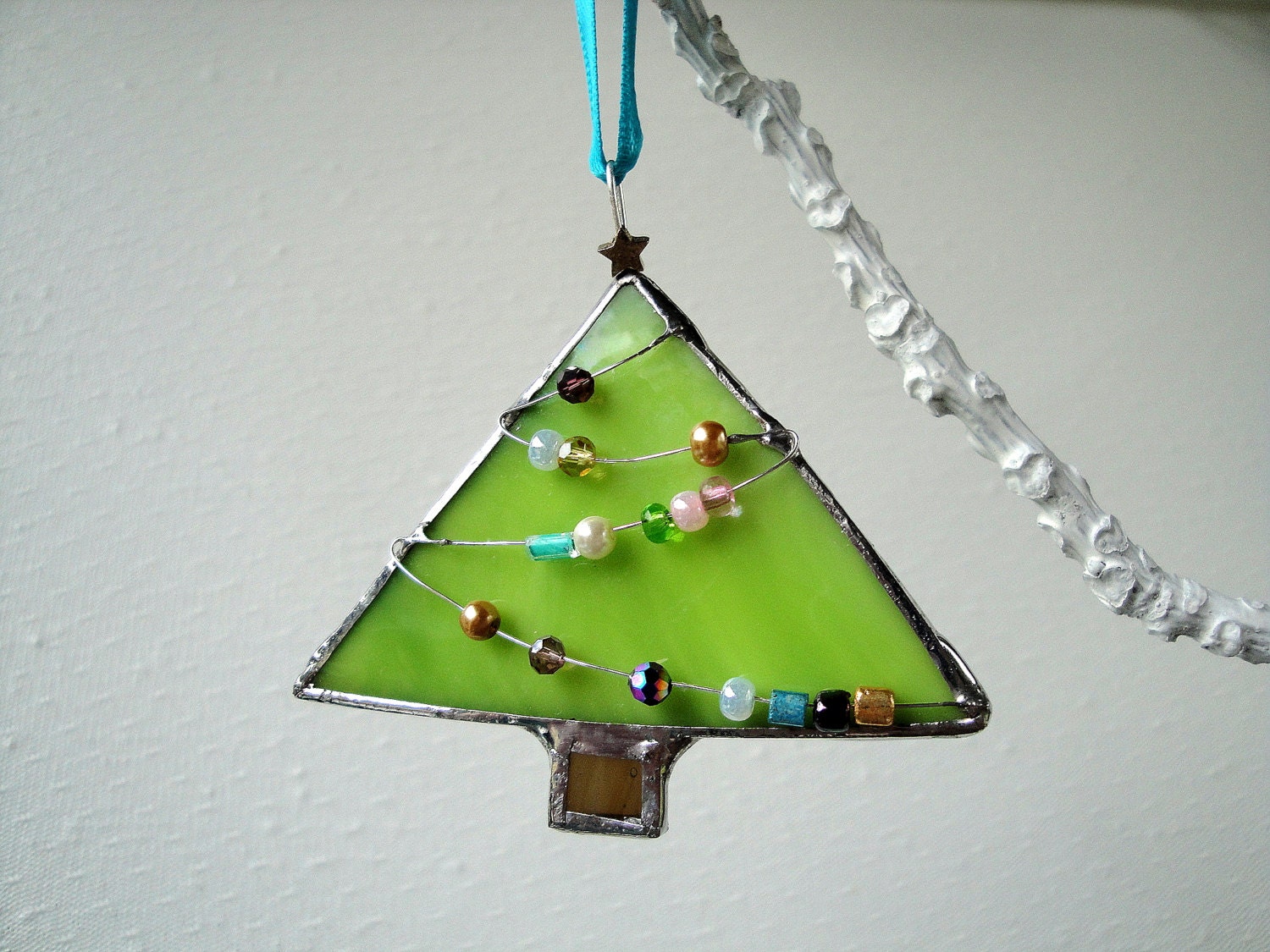 ornament stained glass green christmas tree by ornament stained glass green christmas tree by