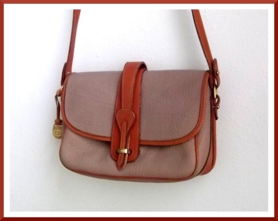 Vintage DOONEY and BOURKE Taupe and British Tan Large