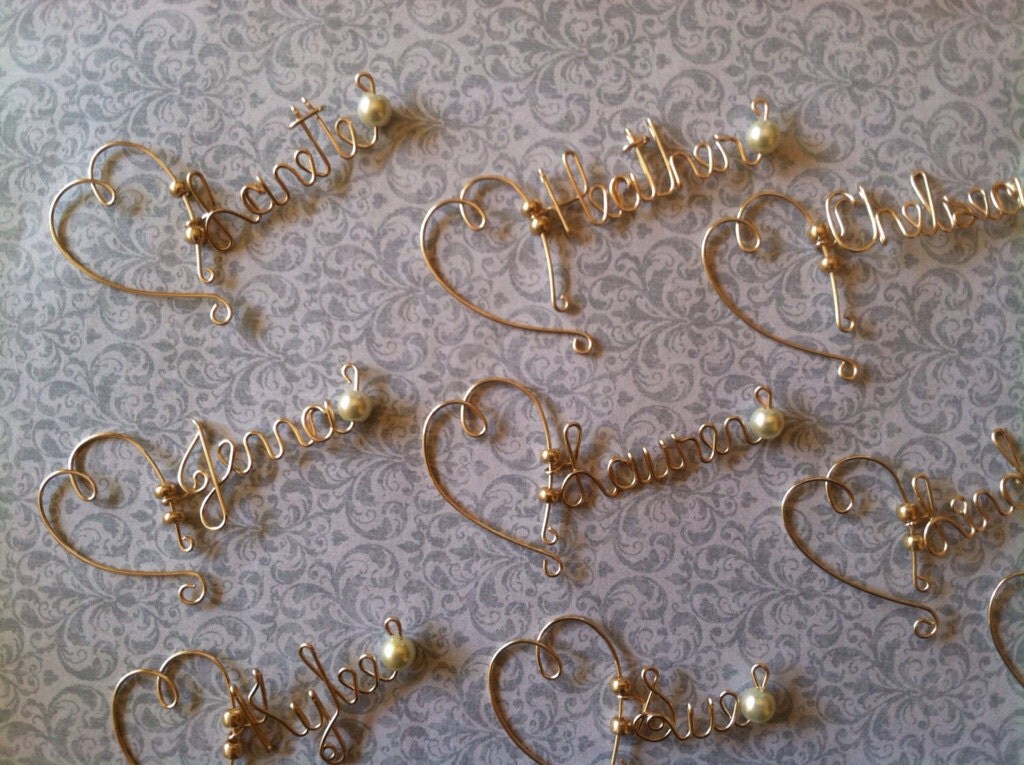 Wine Glass Charm Personalized Wine Charm by TrendyTrappings