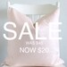 Pillow sale 20x20 glam animal pattern light pink throw pillow cover