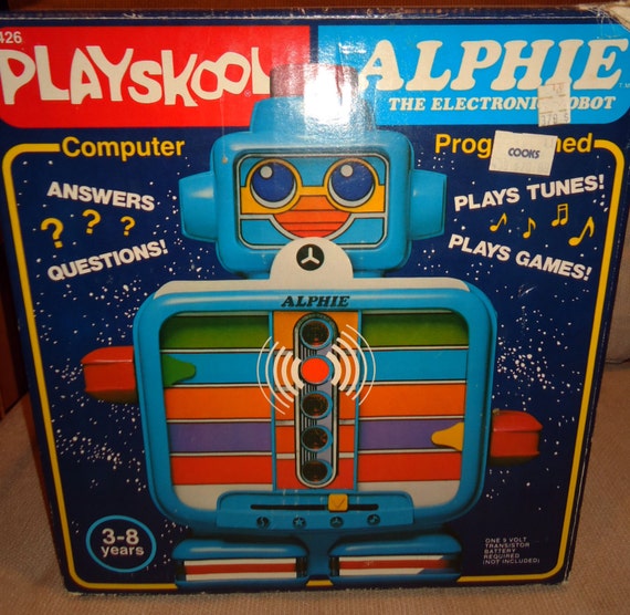Vintage 1978 Playskool Alphie the Electronic Robot 426P with