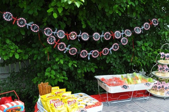 Pirate Party Banner - Pirate Birthday Banner - Boys Pirate Birthday Party Decorations - Kids Pirate Party Banner Il_570xn