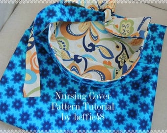 Easy Nursing Cover Pattern Tutorial W PHOTOS pdf. Simple to Make, Instant Download