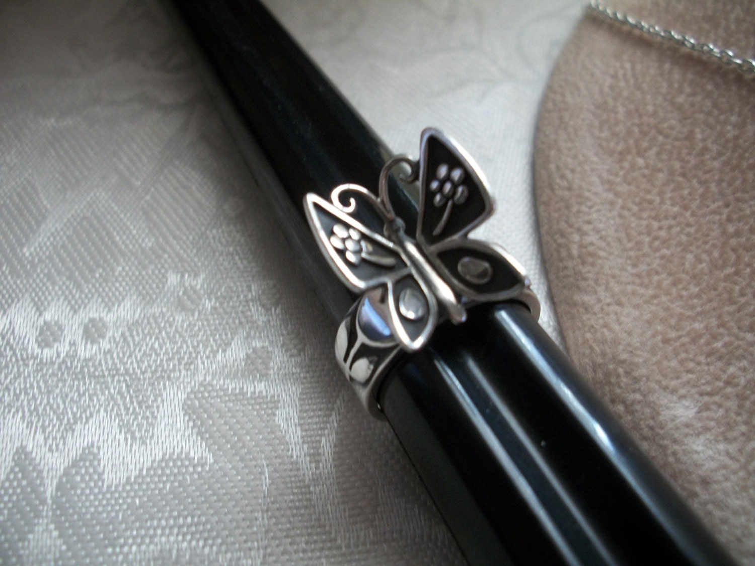 James Avery Mariposa Butterfly Ring Sterling Silver Size 8