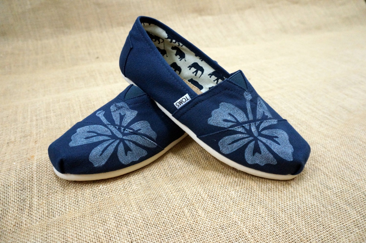 Hibiscus Flower TOMS Shoes