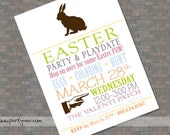 PRINTABLE (5" x 7" Invite) - Hoppy Easter Collection Il_170x135