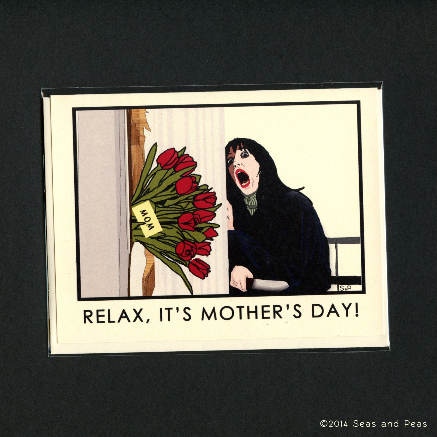 The SHINING MOTHER'S Day Card The Shining Funny by seasandpeas