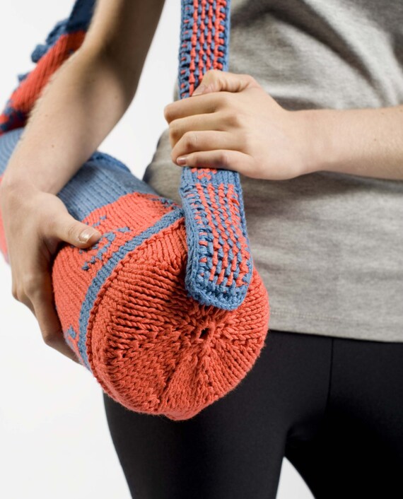 Items similar to Yoga Mat Bag Knitting Pattern on Etsy