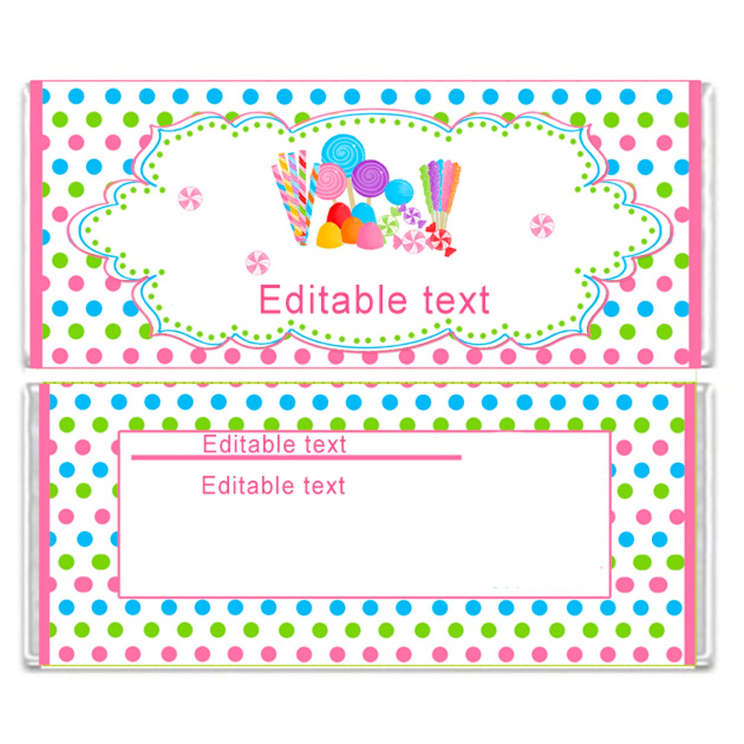 candy bar wrapper template pdf