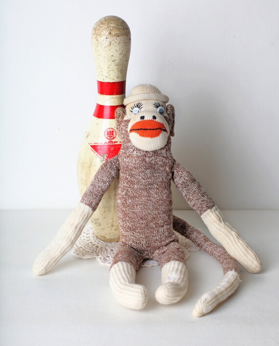 brown sock monkey