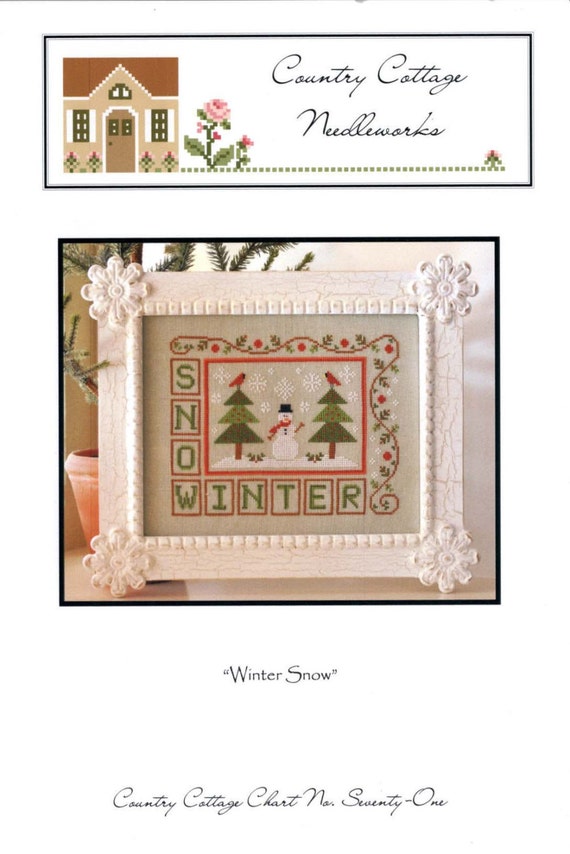 Country Cottage Needlework: Winter Snow Cross Stitch