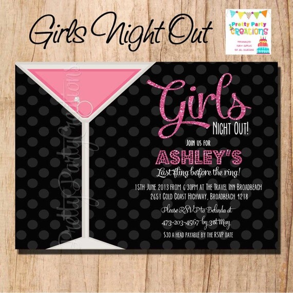 GIRLS NIGHT OUT invite You Print