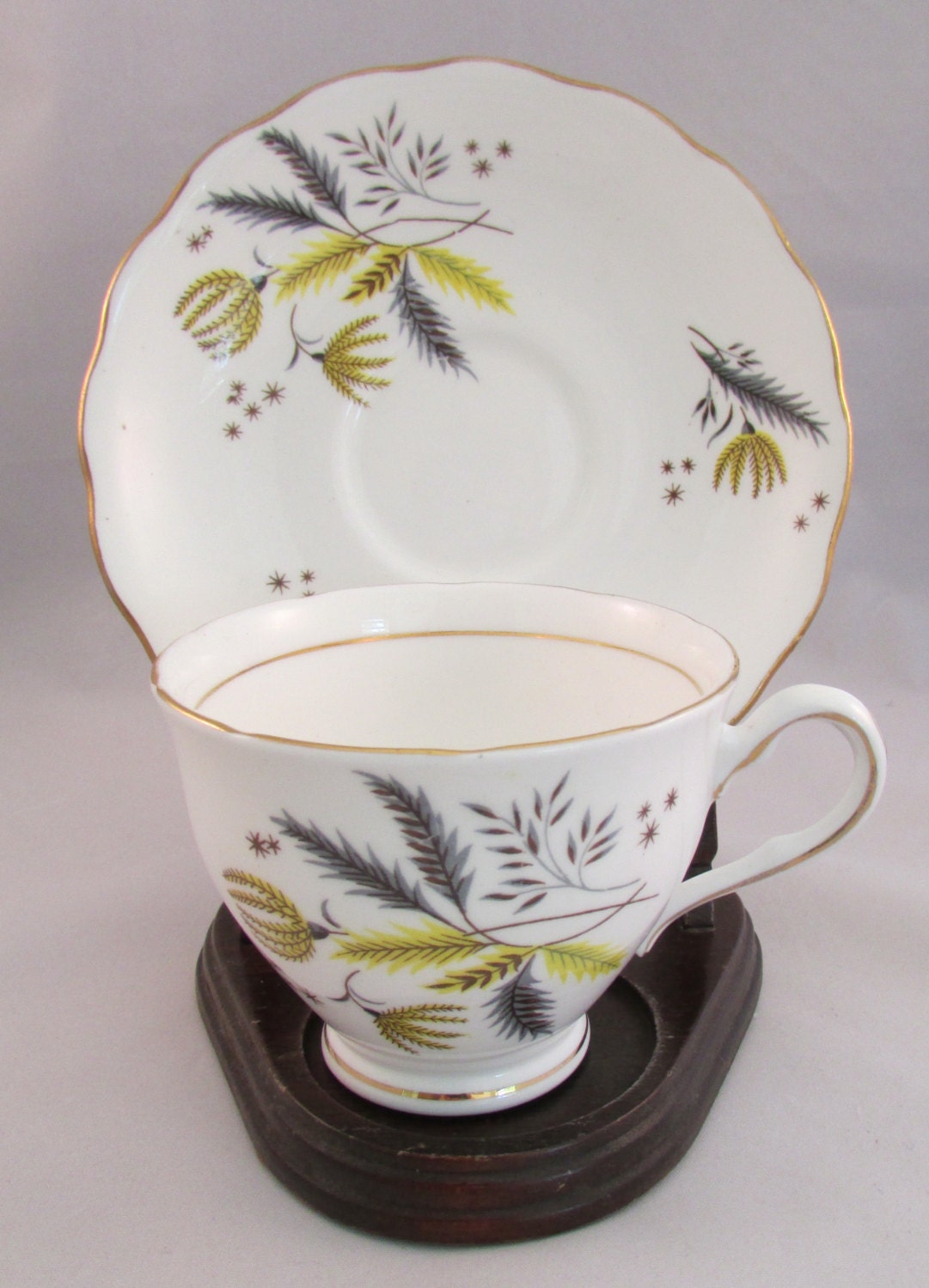 Colclough Fine Bone China Tea Cup and Saucer Old Mark