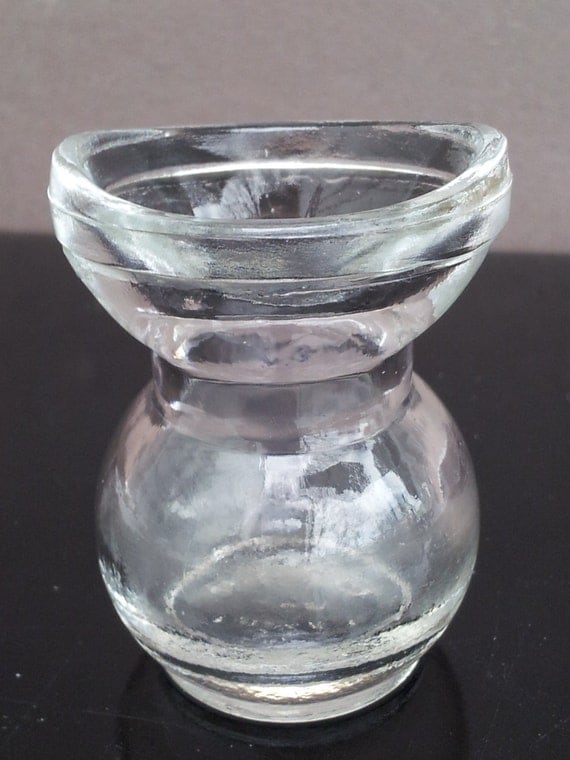 Vintage Glasco Eye Wash Clear Glass Cup by GildedLylly on Etsy