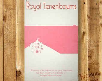 The Royal Tenenbaums Minimalist Movie Poster - Wes Anderson