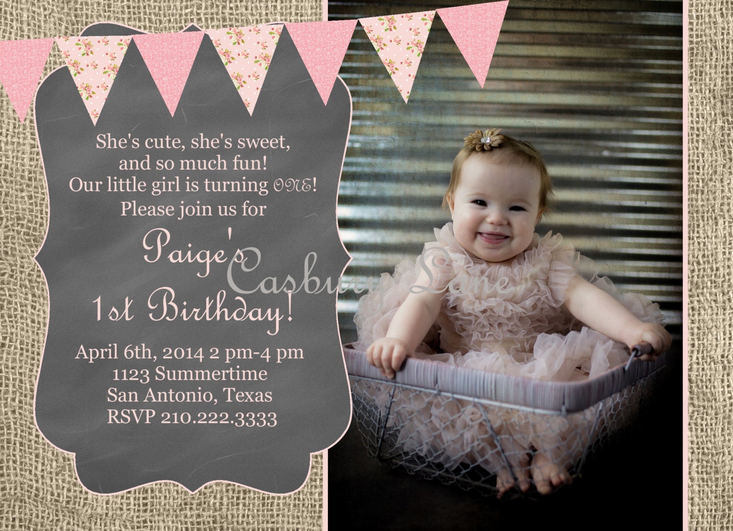 1st Birthday-vintage Girl-first Birthday Party-bridal Shower