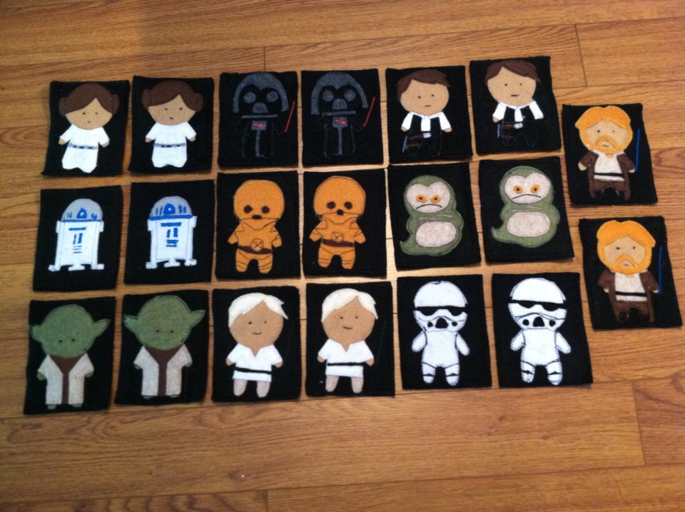Classic Star Wars memory game by ThinkYouCan on Etsy