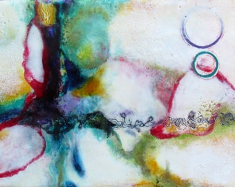Original Encaustic Painting - Abstract Painting - Encaustic Abstract - Encaustic Art - Beeswax Art - KLynnsArt