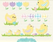 Easter Spring Chicks Digital Clip Art Il_170x135