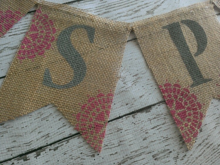 Custom Burlap Banner Any Color Great Photo by