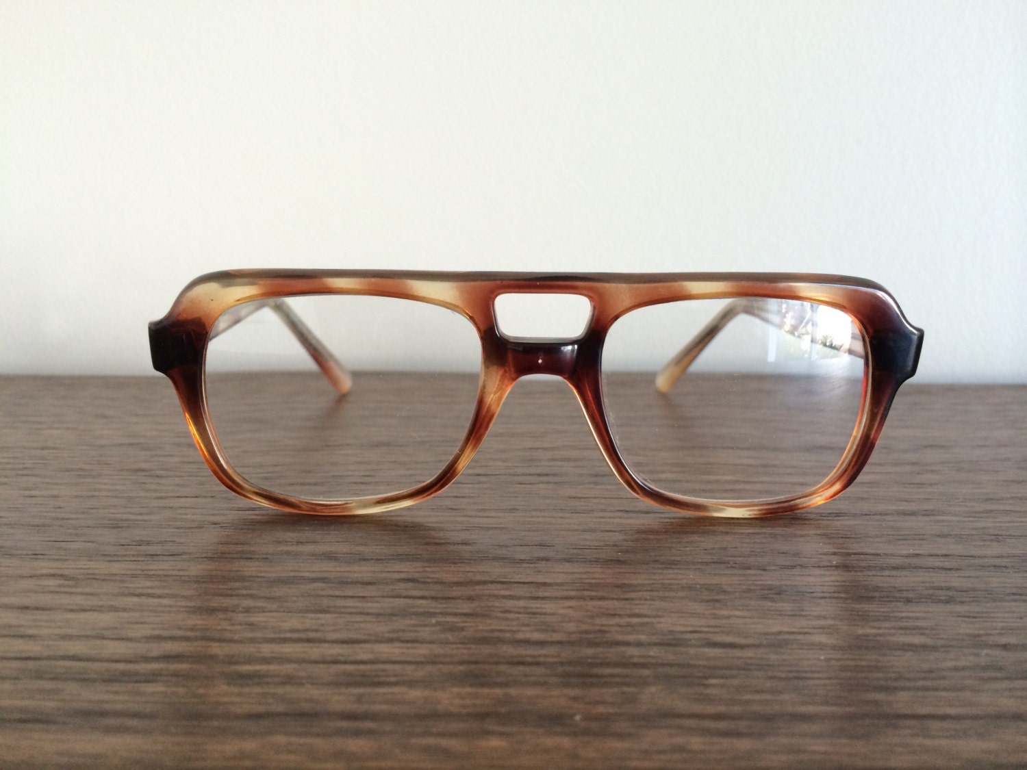 Vintage Brown Tortoise Shell Reading Glasses 2.25 by pastoria