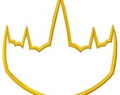 Crown Applique Patch Embroidery Design - Instant Download