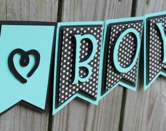 Popular items for teal banner on Etsy