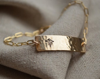Medical Alert Classic Chain Bracelet - Customize - Personalize