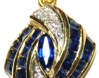 Popular items for marquise sapphire on Etsy