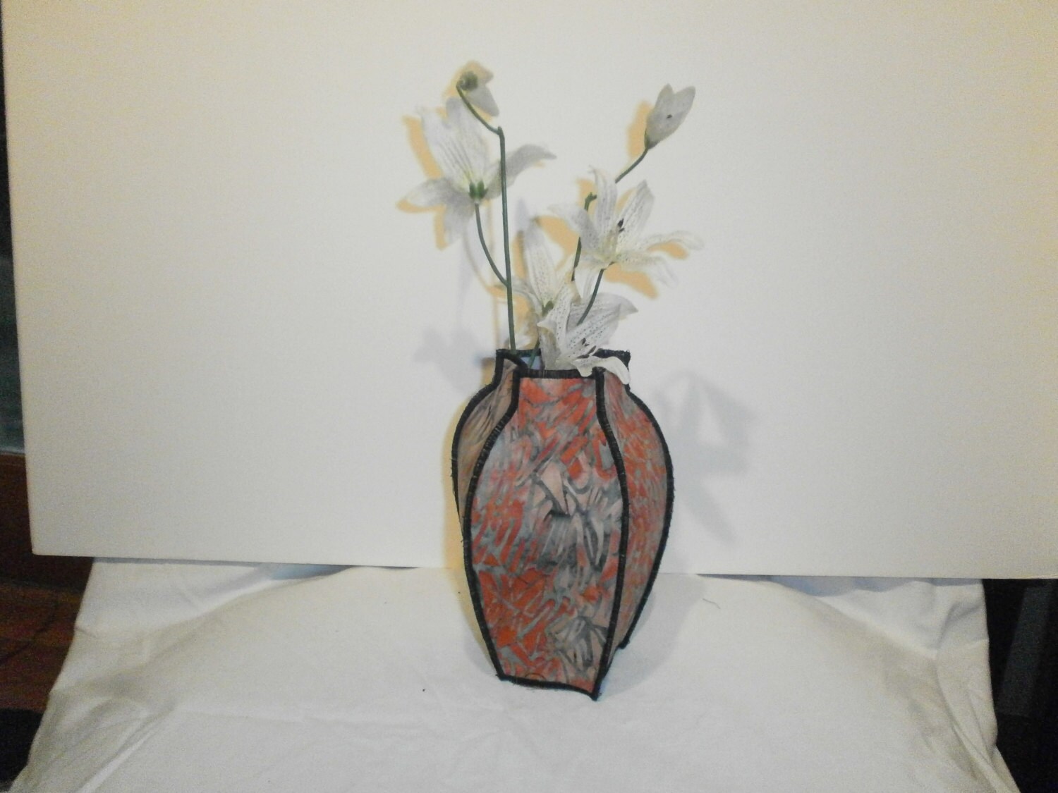 Fabric Vase Cover by LynnLukasDesigns on Etsy