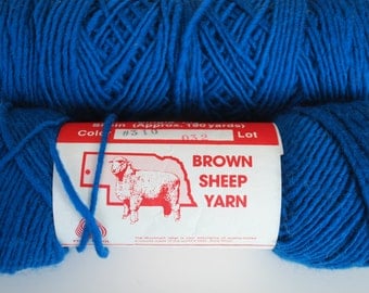 2 skeins Brown sheep yarn color 310