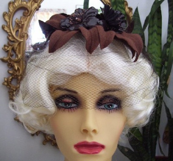 Vintage 1960s Mr. <b>John Caprice</b> Fascinator Whimsy Hat. ◅. ▻ - il_570xN.564042521_x5un