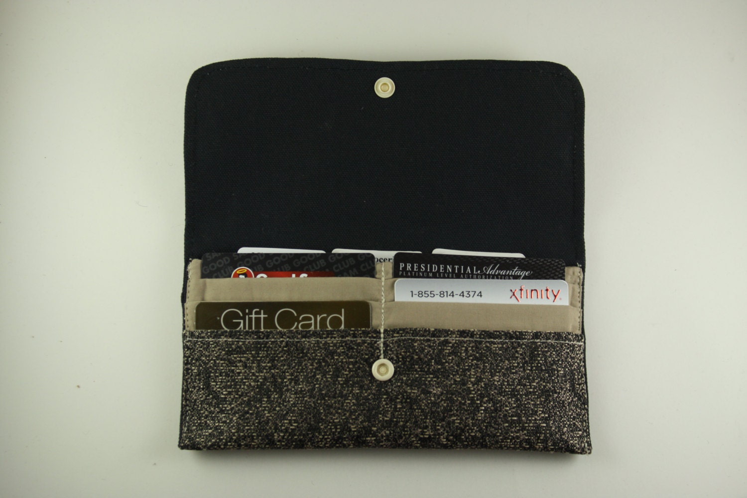 Cash Envelope Wallet with Dividers & Credit Card Slots READY