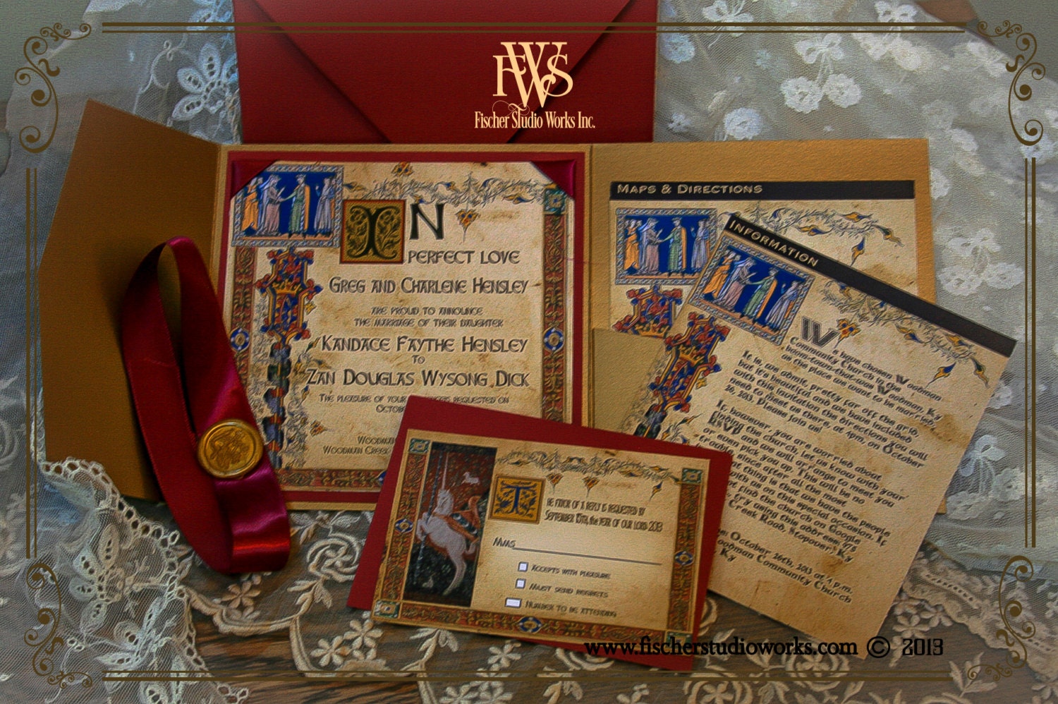 Rincondelasbellezas: Medieval Wedding Invitations