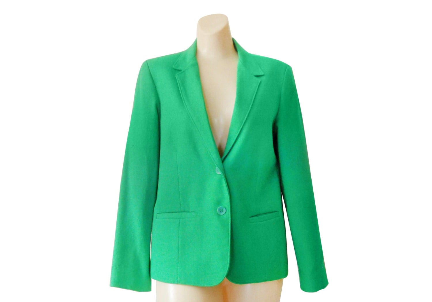 Lime Green Blazer 60s Blazer Women Blazer Ladies Blazer 1960s