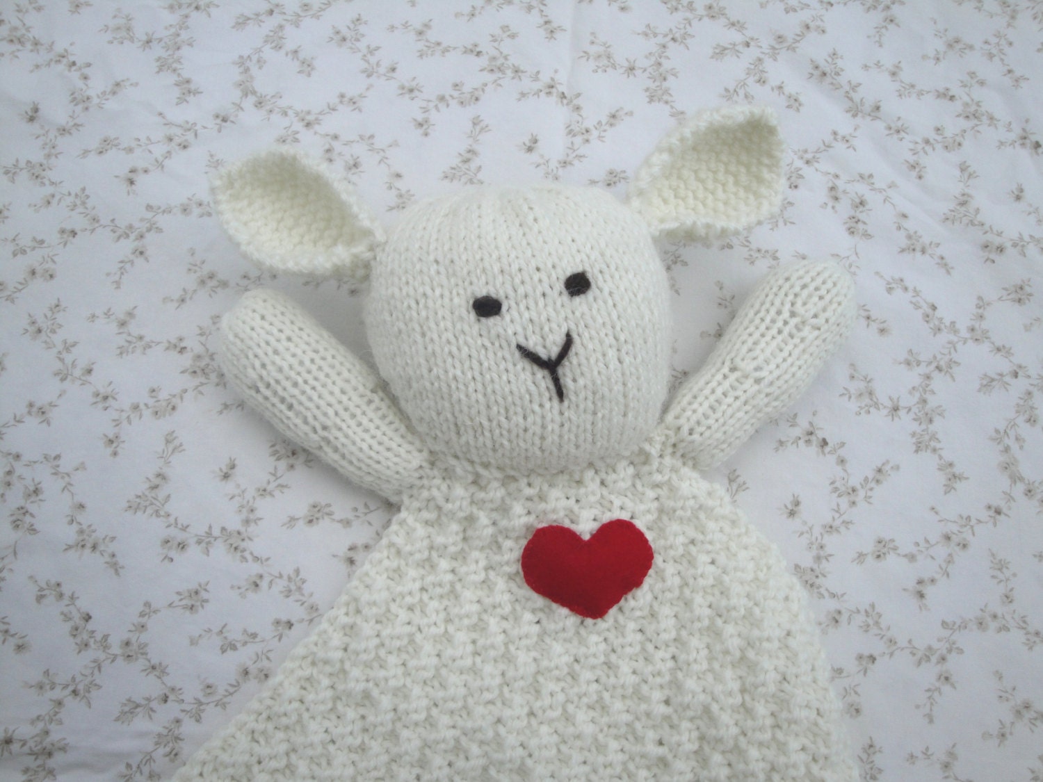 lamb lovey blanket