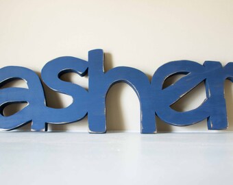 Baby Name Sign, Wooden Name, Nursery, Baby Room, Wood Letters