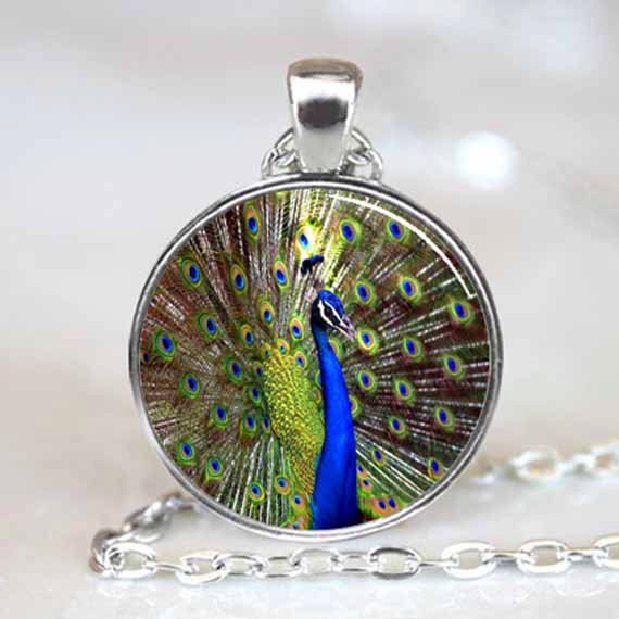 Peacock Pendant Peacock Necklace Peacock Jewelry PD0232